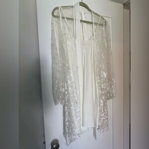 Bridal Robe and Slip with Sash